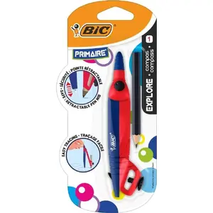 Compass with Pencil BIC Cyrkiel Explore — single blister pack