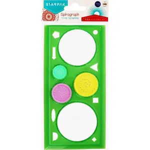 Трафарет Starpak SZABLON KRESL KOLOWY Z LIN 20 см – круговой шаблон для черчения, модель STK SZAB1