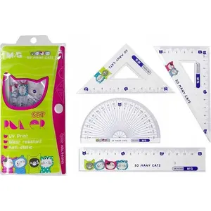 Geometry Set MG So Many Cats M&G – drawing and measuring kit, multiple pieces, model 424237