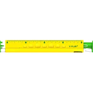 Ruler Y-PLUS 20 cm Colours 4-in-1 – multifunctional 20 cm plastic ruler