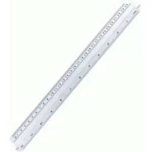 Alumīnija lineāls 30 cm Polsirhurt POLS1022