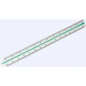 Ruler Grand 30 cm — Grand 356178, metal construction measuring scale