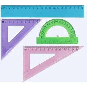 Geometry Set Grand model 192690 — glitter finish, multi-piece drawing kit
