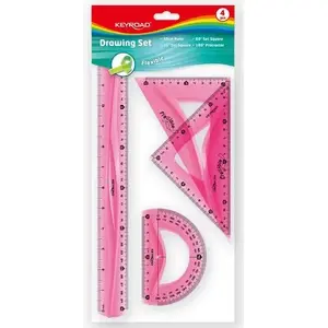 Geometry Set Keyroad ZESTAW GEOMETRYCZNY FLEXIBLE — mixed colors, model 30641812