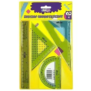 Geometry set Strigo Zestaw geometryczny STRIGO — Strigo model 290989, school geometry tools kit
