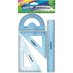 Geometry set Bambino 4-piece, 20 cm – Bambino drawing and measuring tools