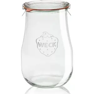 Стеклянная банка для консервирования Jata WECK Round Rim Tulip 1750 мл — хранение и заготовки