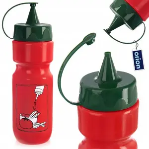 Bottle for sauces Vilde 680 ml — ketchup sauce container, refillable plastic bottle