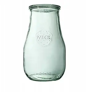 Stikla burka WECK Tulpe 2700 ml, komplekts 4 gab.