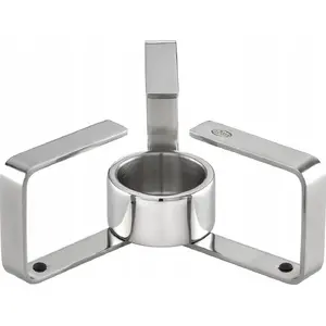 Tea light stove Rosle Mini for tabletop heating and small cookware, compact stainless steel design
