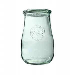 Stikla burka WECK Tulpe 1750 ml — komplekts 4 gab.