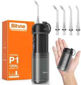 Mutes irrigators Bitvae P1 Compact — 3 režīmi, 4 uzgaļi, melns