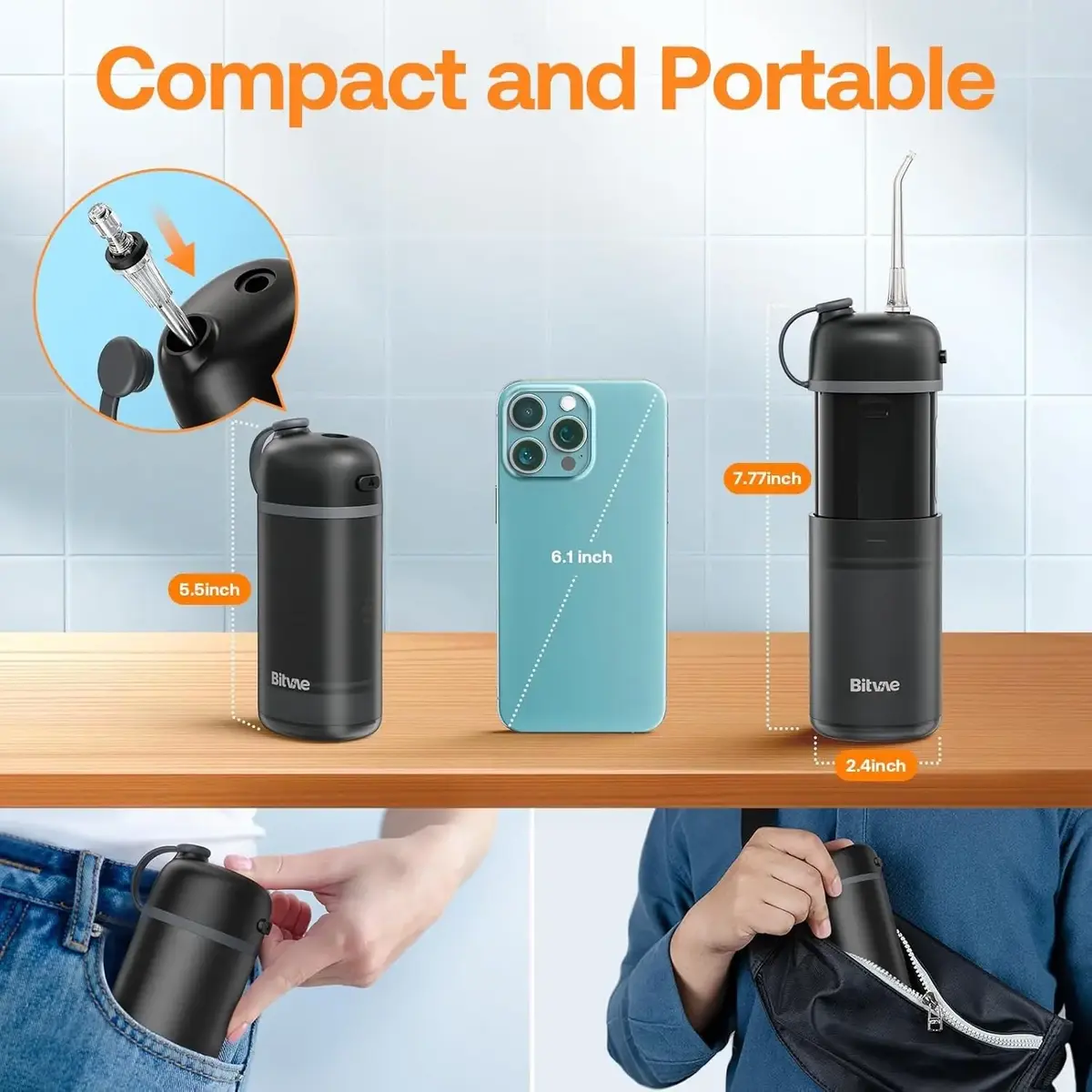 Ирригатор Bitvae P1 Compact Photo 4