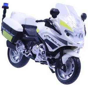 Police motorcycle toy 18 cm with light and sound, Impulse Toys Motor 112