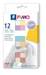 Пластика No name FIMO 8023 C, 300 г разноцветная, кусочки по 25 г