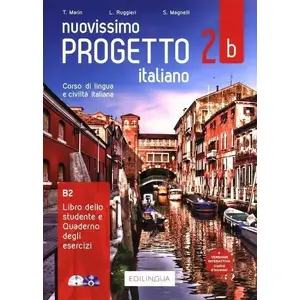 Mācību komplekts EDILINGUA Nuovissimo 2B (mācību grāmata, darba burtnīca, audio CD)