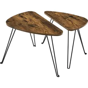 Кофейный стол LEOBERT model_2049_1 — двухчастный лофт-столик