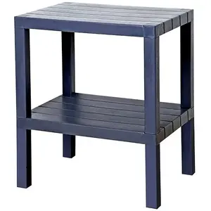 Bathroom shelf unit Katex MODUŁ Decobella 2 shelves, anthracite, 38×29×46 cm
