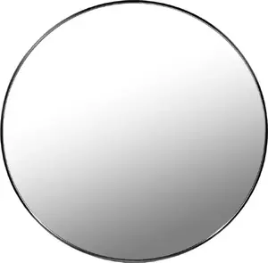 Wall mirror LEOBERT Lustro 50 cm with black frame