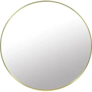 Wall mirror LEOBERT Lustro 60 cm, gold frame