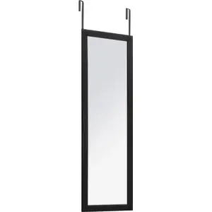 Hanging Door Mirror ATMOSPHERA 121118B — black hanging mirror for door