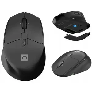 Wireless mouse NATEC KITE NMY-2347, up to 4000 DPI, silent clicks, tilt scroll wheel, black