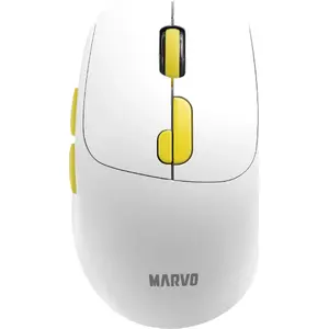 Bezvadu optiskā pele Marvo M809W, balta, 1600 DPI
