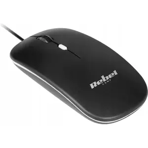 Wired Optical Mouse Rebel Comp WDM210 — black