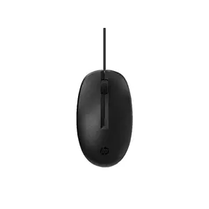 Проводная мышь HP 125 — амбидекстрийная, оптическая, USB Type-A, 3 кнопки, колесо прокрутки, черная