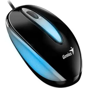 Wired Optical Mouse Genius DX-Mini, 1000 DPI, 3 buttons, USB, RGB lighting, black