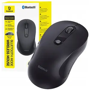Bezvadu pele Baseus F02 Bluetooth — melna
