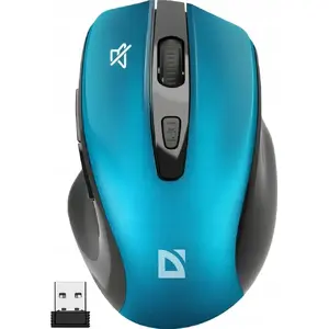 Wireless optical mouse DEFENDER PRIME MB-053 silent 1600 DPI blue