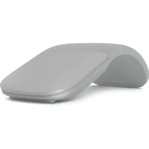 Беспроводная дорожная мышь Microsoft Arc Touch Bluetooth Perp — амбидекстр., BlueTrack, 1000 DPI, серый