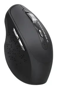 Мышь Wozinsky WMGK-1134 — правая, беспроводная RF + Bluetooth, 1600 DPI, 6 кнопок, колесо, чёрная