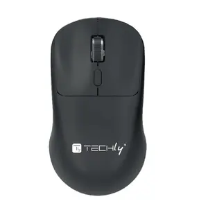 Pele TECHLY IM 854-WBK — ambidekstra RF bezvadu optiska 1600 DPI, 4 pogas, melna