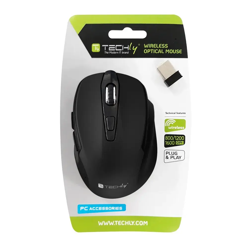 Techly IM 102-WBK беспроводная оптическая мышь Photo 2
