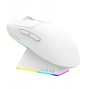 Беспроводная игровая мышь Ajazz AJ139 V2 MC-3 Mod White с сенсором Pixart 3311