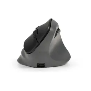 Компьютерная мышь BakkerElkhuizen PRF Pro для офиса Правая вертикальная RF Wireless + Bluetooth + USB‑C Оптическая 2400 DPI 8 кнопок