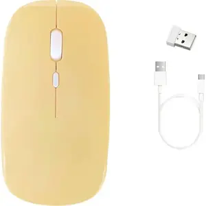Wireless Mouse Strado Bluetooth + Radio model (Yellow) — Bluetooth and 2.4 GHz wireless connection