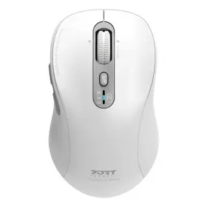Mouse Port Designs 900707CW right-hand RF Wireless + Bluetooth optical 3200 DPI white
