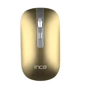 Bezvadu Bluetooth pele Triton IWM-531RS — Office, 4 pogas, ar baterijām, dzeltena