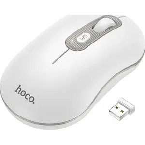 Wireless computer mouse HOCO GM21 2.4G, 1600 dpi, white