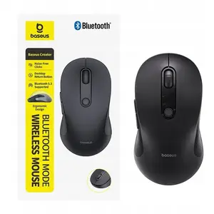 Bezvadu pele Baseus F02 Bluetooth — balta
