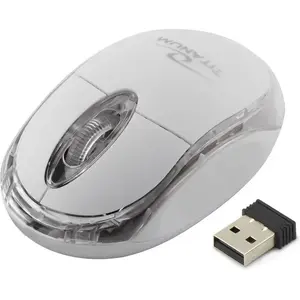 Vadu optiskā pele Titanum Condor TM120W, ambidextrāls korpuss, USB savienojums