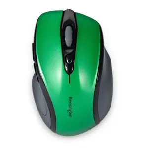 Беспроводная мышь KENSINGTON Pro Fit Mid-Size — правая, оптическая 1600 DPI, RF, 3 кнопки, изумрудно-зелёная