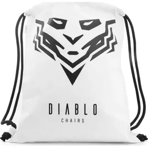 Biroja krēsls Diablo Chairs DIABLO Worko-plecak balts — kompakts ergonomisks sēdeklis