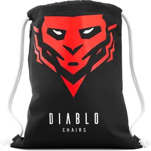 Mugursoma-kresls Diablo Chairs DIABLO Worko-plecak Melns — pārnēsājams spēļu/ārkārtas krēsls