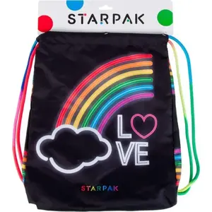 Pleca soma STARPAK Rainbow2 STK RAINBOW2 PB — viennodalīga skolas/ikdienas soma