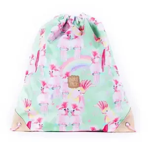 Sporta soma HP Pick & Pack Unicorn Birds, 38 x 45 cm, ar auklu aizvēršanu, viegla