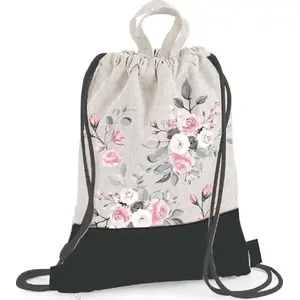 Shoe Bag Beniamin Worek na buty Flower – Beniamin model 495121, floral pattern, lightweight carry/storage